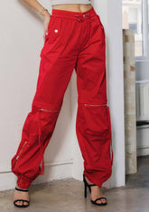 Red Cargo Pants